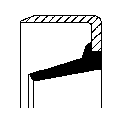 Wellendichtring, Differential - 01026300B CORTECO