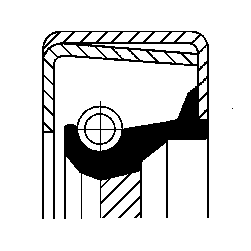 Shaft Seal, differential - 49408251 CORTECO