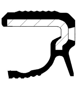 Shaft Seal, crankshaft - 20036307B CORTECO