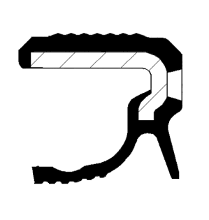 Shaft Seal, crankshaft - 19037072B CORTECO