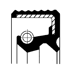Shaft Seal, manual transmission - 01031065B CORTECO