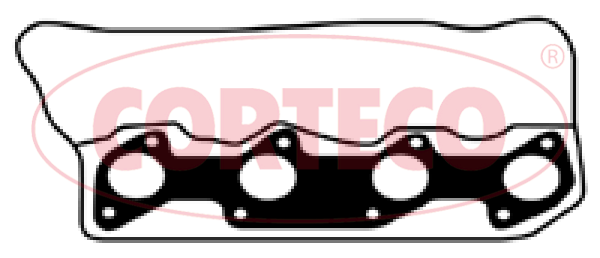 Gasket, exhaust manifold - 460347P CORTECO