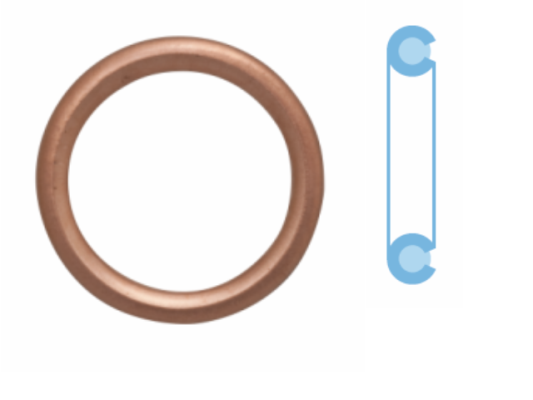 Seal Ring, oil drain plug - 402116H CORTECO