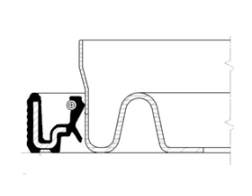Shaft Seal, crankshaft - 12014727B CORTECO