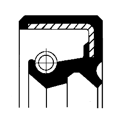 Shaft Seal, manual transmission - 19034031B CORTECO