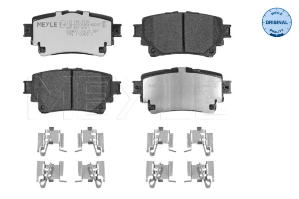 Brake Pad Set, disc brake - 025 205 8215 MEYLE