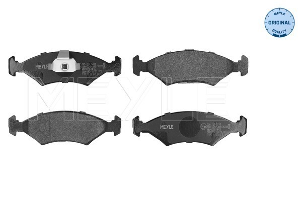 Brake Pad Set, disc brake - 025 207 5318 MEYLE