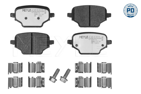 Brake Pad Set, disc brake - 025 207 6417/PD MEYLE