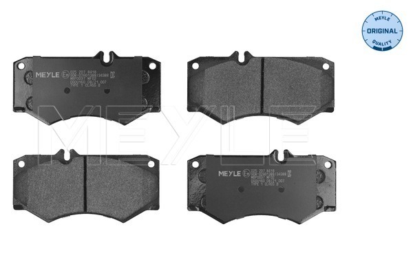 Brake Pad Set, disc brake - 025 207 8418 MEYLE