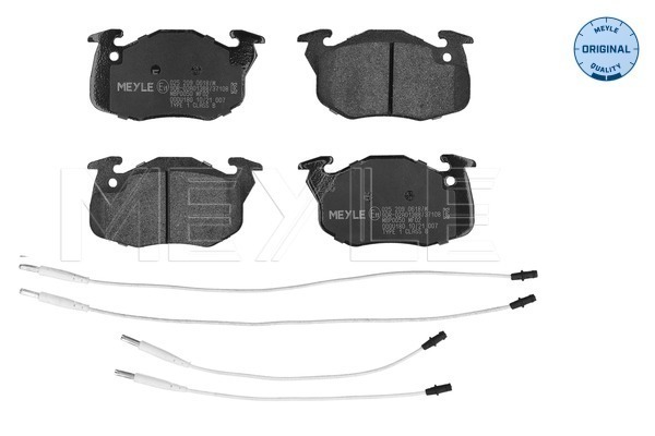 Brake Pad Set, disc brake - 025 209 0618/W MEYLE