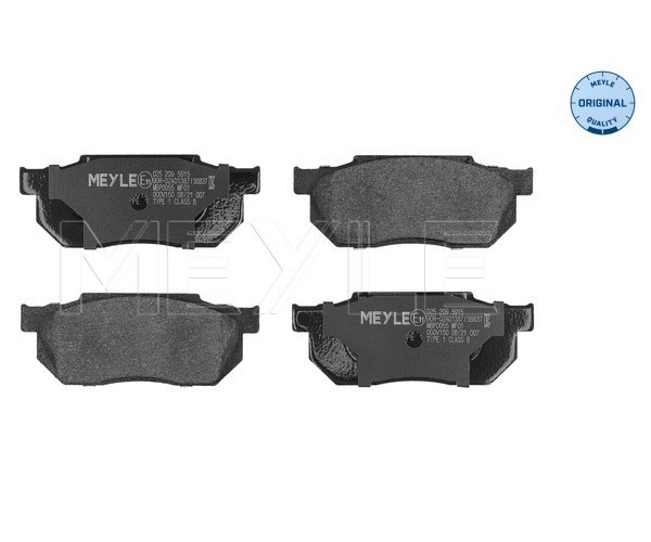 Brake Pad Set, disc brake - 025 209 5915 MEYLE