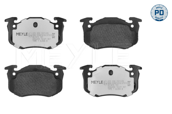 Brake Pad Set, disc brake - 025 209 7311/PD MEYLE