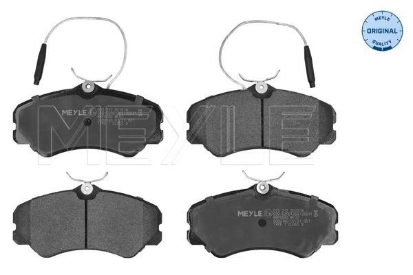 Brake Pad Set, disc brake - 025 212 0519/W MEYLE