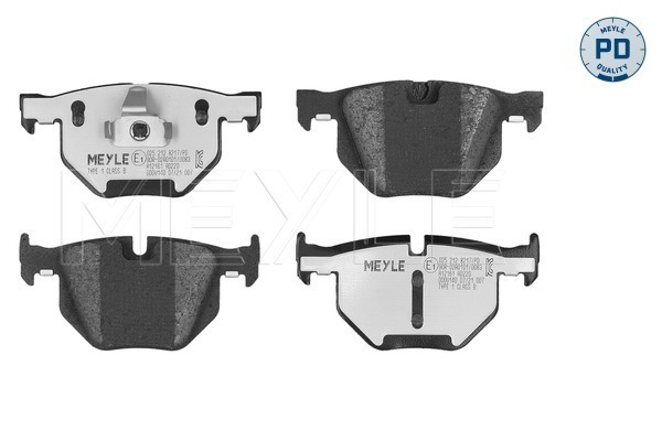 Kit pastiglie freno, Freno a disco - 025 212 8217/PD MEYLE