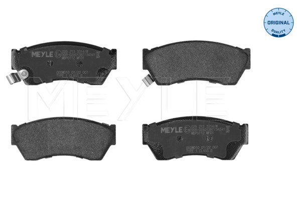 Brake Pad Set, disc brake - 025 213 3314/W MEYLE