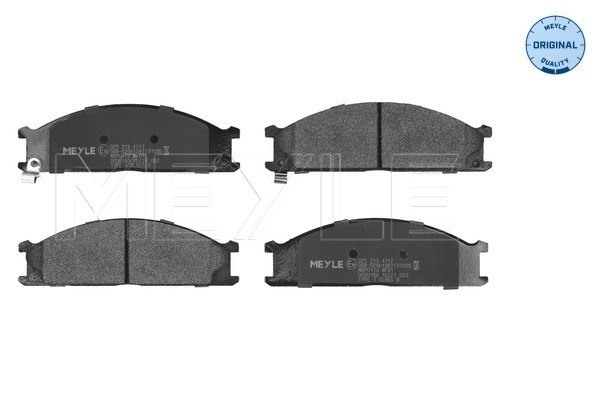 Brake Pad Set, disc brake - 025 213 4717 MEYLE