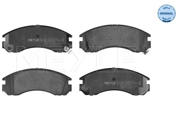 Brake Pad Set, disc brake - 025 213 6315/W MEYLE