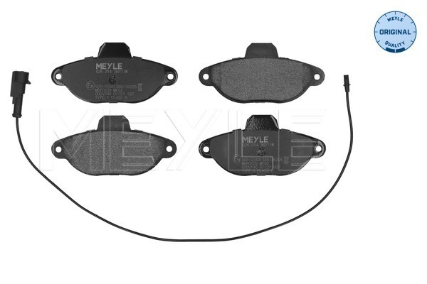 Brake Pad Set, disc brake - 025 214 3617/W MEYLE