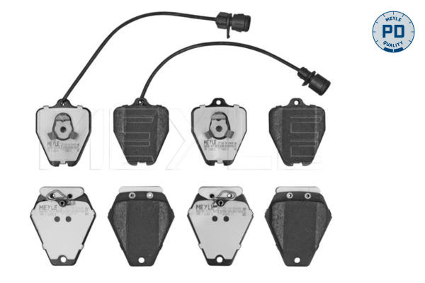 Brake Pad Set, disc brake - 025 214 5218/PD MEYLE