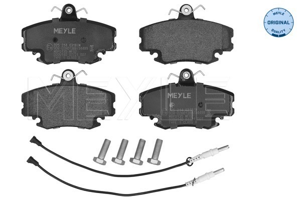 Kit pastiglie freno, Freno a disco - 025 214 6318/W MEYLE