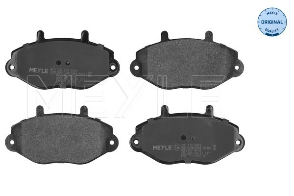 Brake Pad Set, disc brake - 025 214 6918 MEYLE