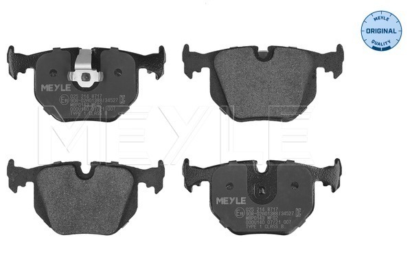 Brake Pad Set, disc brake - 025 214 8717 MEYLE