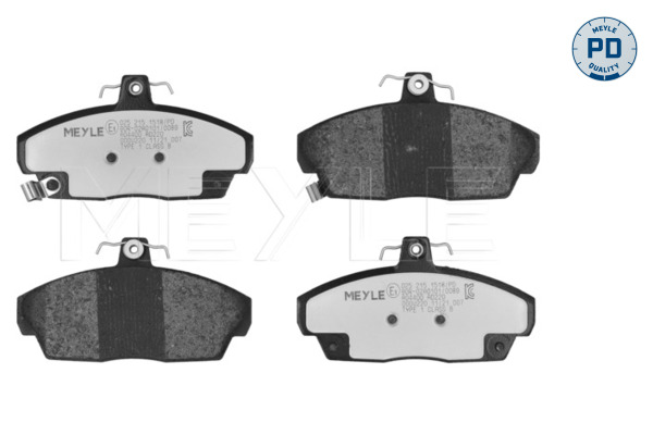 Brake Pad Set, disc brake - 025 215 1518/PD MEYLE