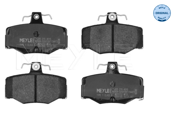 Kit pastiglie freno, Freno a disco - 025 215 4515 MEYLE