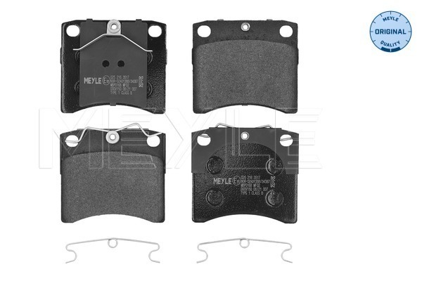 Brake Pad Set, disc brake - 025 216 3517 MEYLE