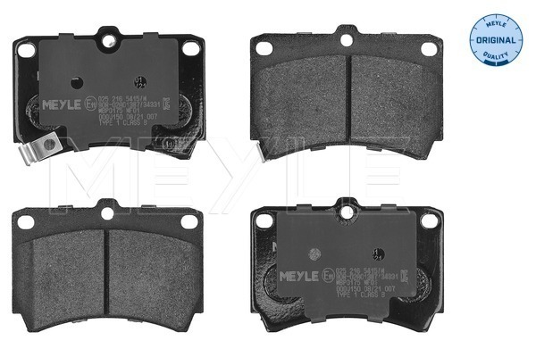 Brake Pad Set, disc brake - 025 216 5415/W MEYLE