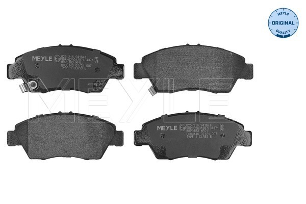 Brake Pad Set, disc brake - 025 216 9416/W MEYLE