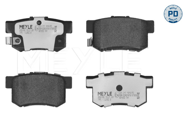 Kit pastiglie freno, Freno a disco - 025 217 1914/PD MEYLE