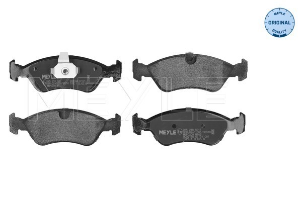 Brake Pad Set, disc brake - 025 218 6217 MEYLE
