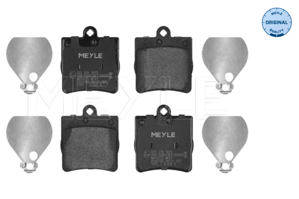 Kit pastiglie freno, Freno a disco - 025 219 1915 MEYLE