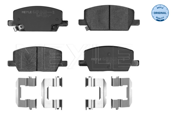 Brake Pad Set, disc brake - 025 223 1119 MEYLE