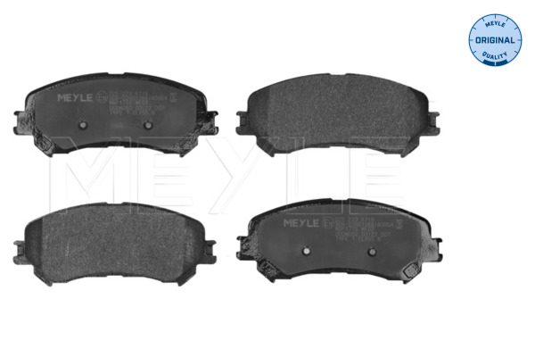 Brake Pad Set, disc brake - 025 223 4719 MEYLE