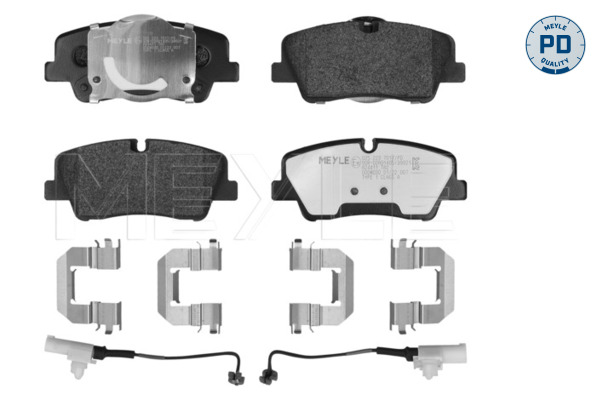 Brake Pad Set, disc brake - 025 223 7017/PD MEYLE