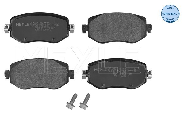 Kit pastiglie freno, Freno a disco - 025 226 1019 MEYLE