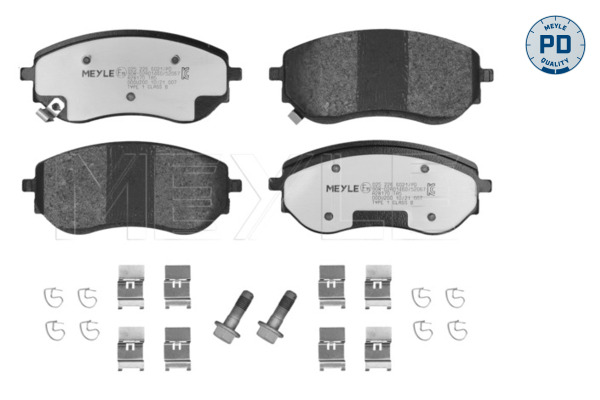 Brake Pad Set, disc brake - 025 226 6021/PD MEYLE