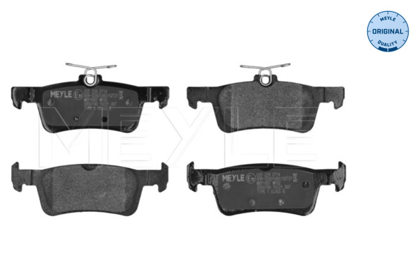 Brake Pad Set, disc brake - 025 228 0714 MEYLE
