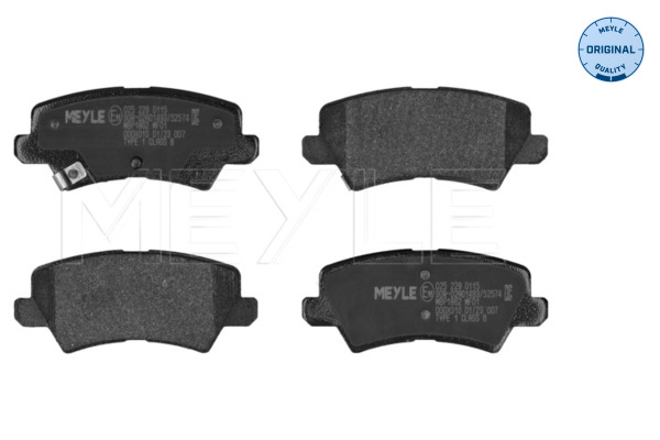 Brake Pad Set, disc brake - 025 229 0115 MEYLE