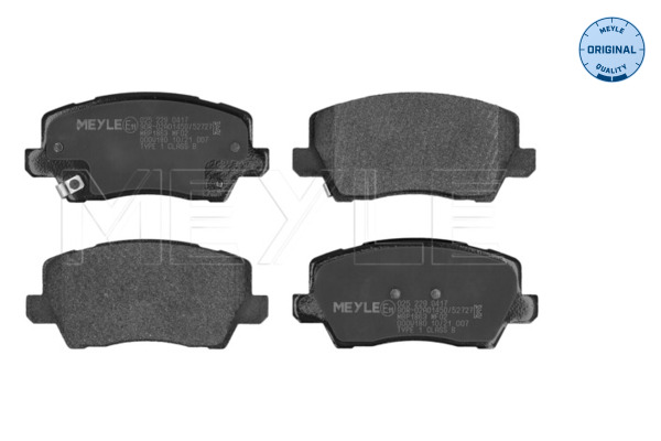 Brake Pad Set, disc brake - 025 229 0417 MEYLE