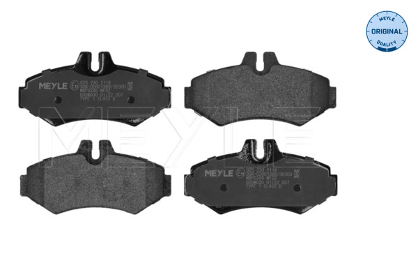 Brake Pad Set, disc brake - 025 230 2118 MEYLE