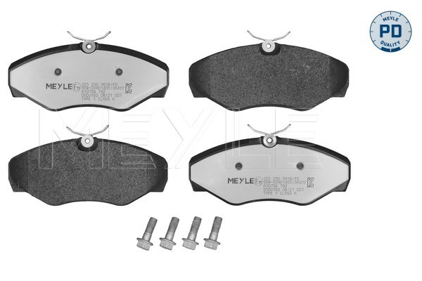Brake Pad Set, disc brake - 025 230 9918/PD MEYLE