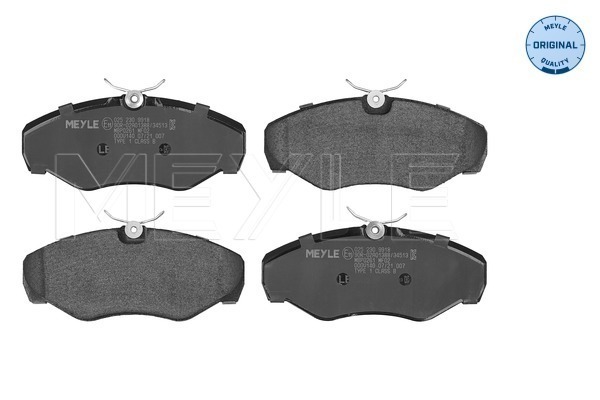 Brake Pad Set, disc brake - 025 230 9918 MEYLE