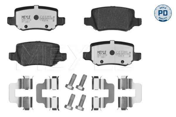 Brake Pad Set, disc brake - 025 231 3814/PD MEYLE
