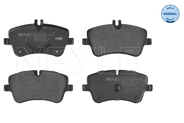 Brake Pad Set, disc brake - 025 231 4419 MEYLE