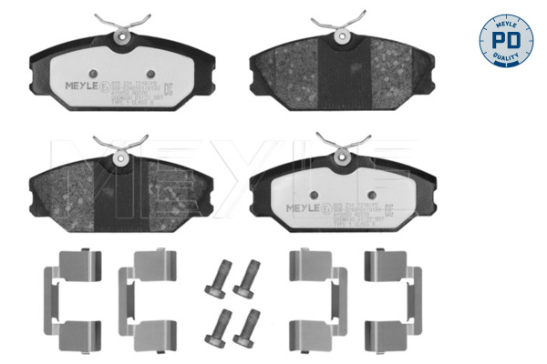 Brake Pad Set, disc brake - 025 231 7218/PD MEYLE