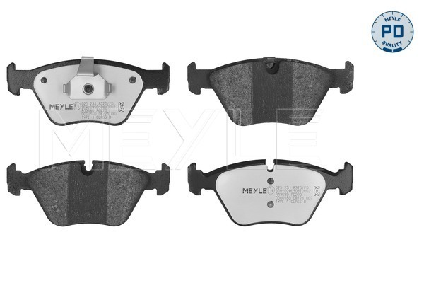 Brake Pad Set, disc brake - 025 231 8320/PD MEYLE
