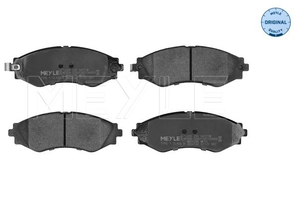 Brake Pad Set, disc brake - 025 232 3417/W MEYLE